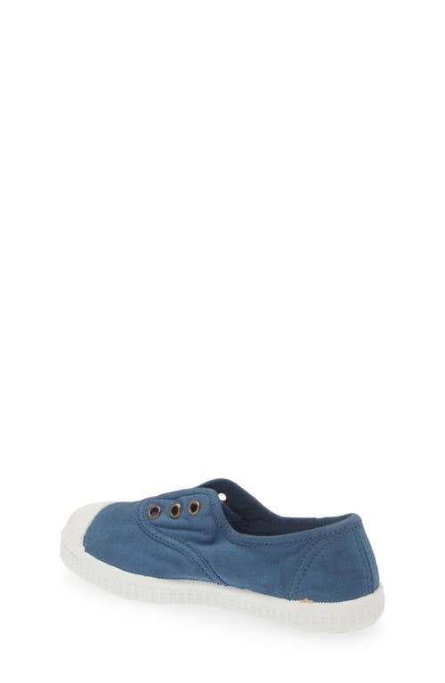 Mini Boden Kids' Laceless Sneaker In College Navy