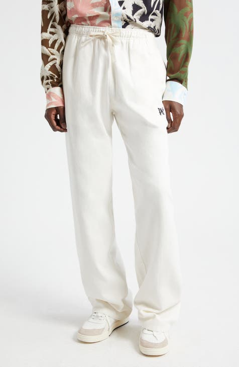 Large pants Palm Angels Beige size 40 IT in Cotton - 41960660