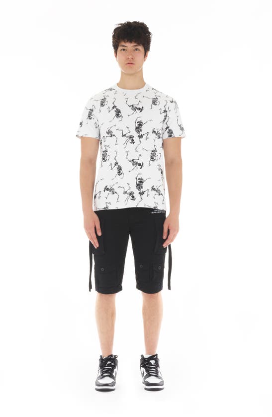 Shop Cult Of Individuality Skeleton Graphic T-shirt In White