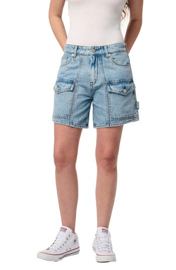 BLANKNYC BLANKNYC CARGO CARPENTER DENIM SHORTS 