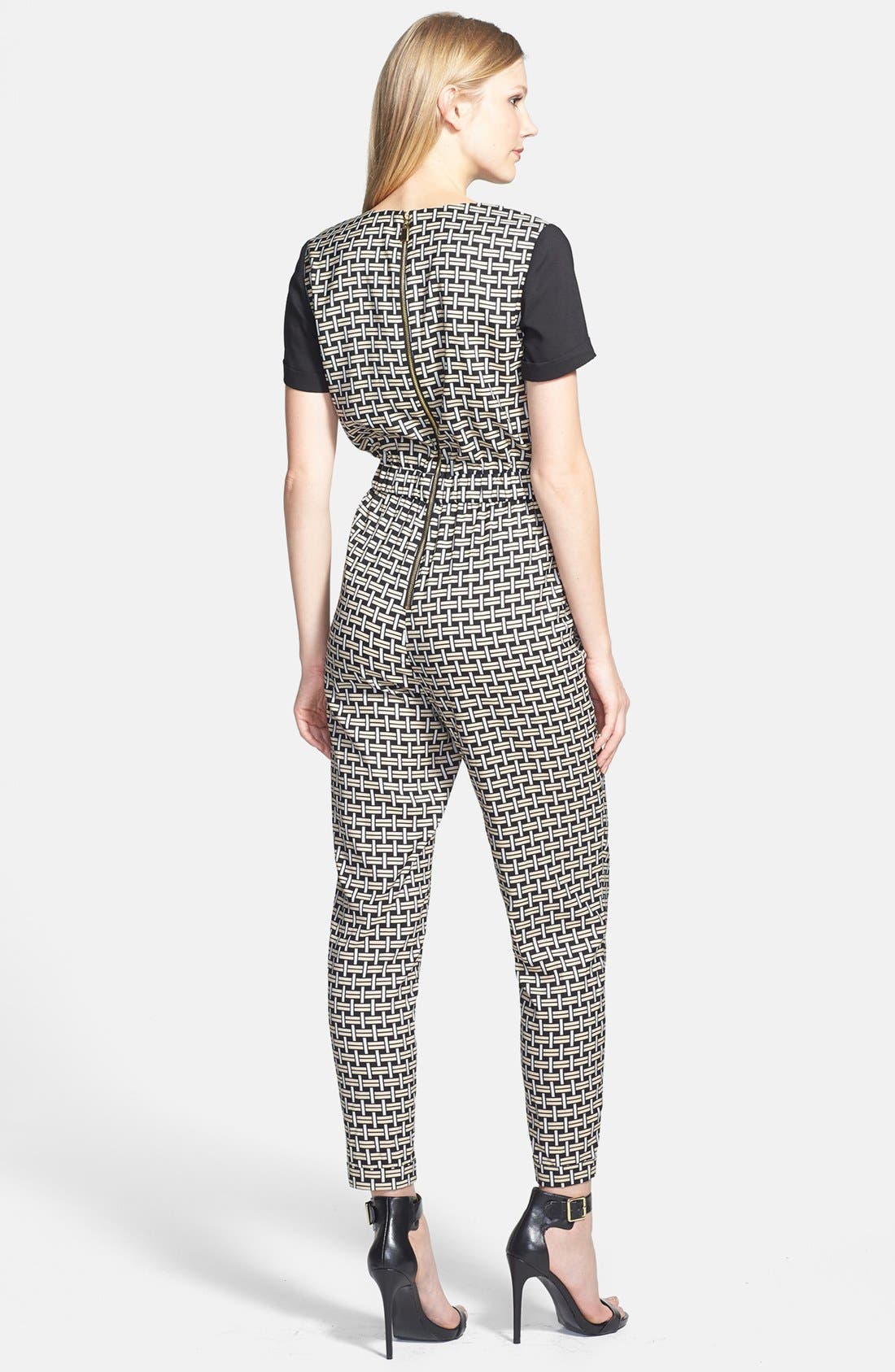 Vince Camuto 'Graphic Basket' Jumpsuit Nordstrom