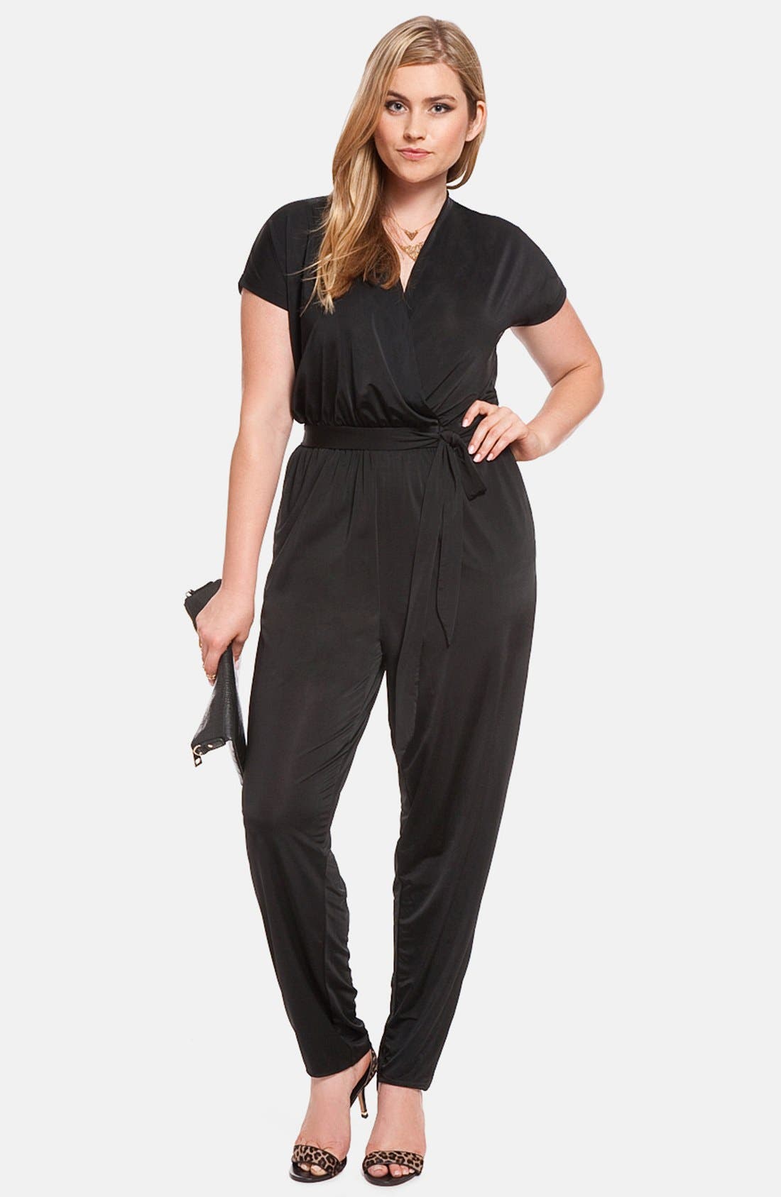 eloquii black jumpsuit