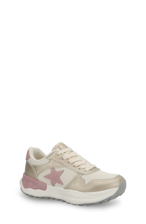 Vintage Havana Kids' Swift Sneaker In Washed Gold/light Pink