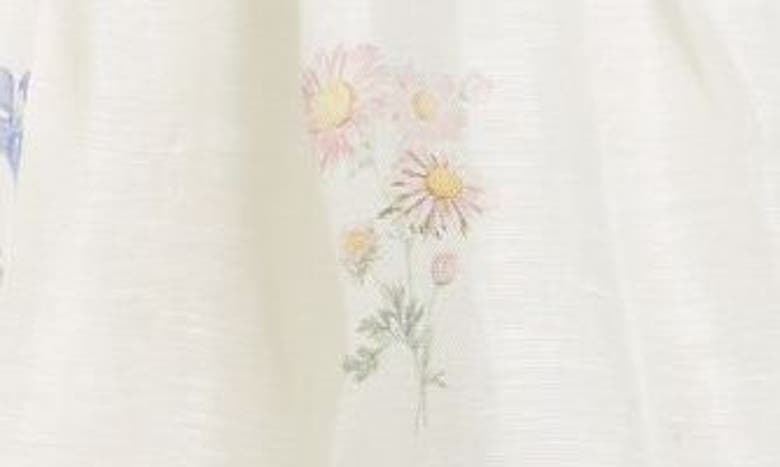 Shop Zimmermann Natura Floral & Lace Long Sleeve Minidress In Multi Botanical Ivory