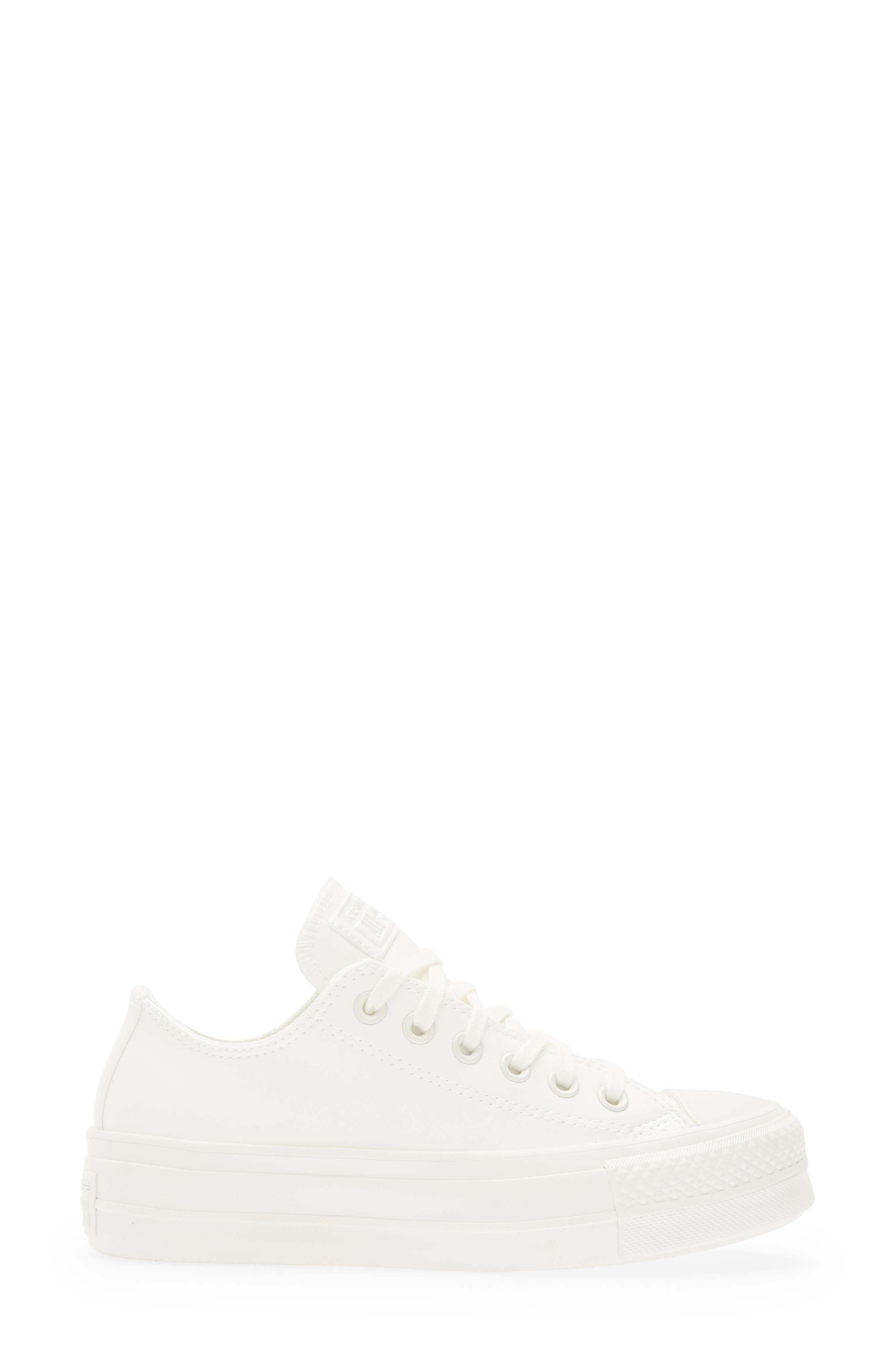 converse clear off white