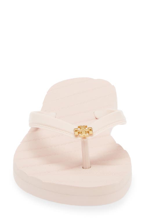 Shop Tory Burch Kira Flip Flop In Meadowsweet/gold