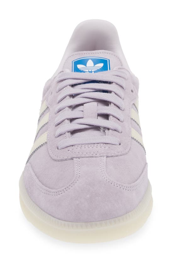 Shop Adidas Originals Gender Inclusive Samba Og Sneaker In Silver Dawn/ Chalk/ White