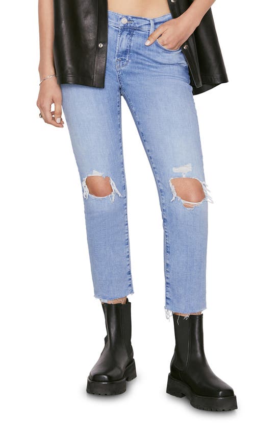 FRAME LE GARCON CROP BOYFRIEND JEANS