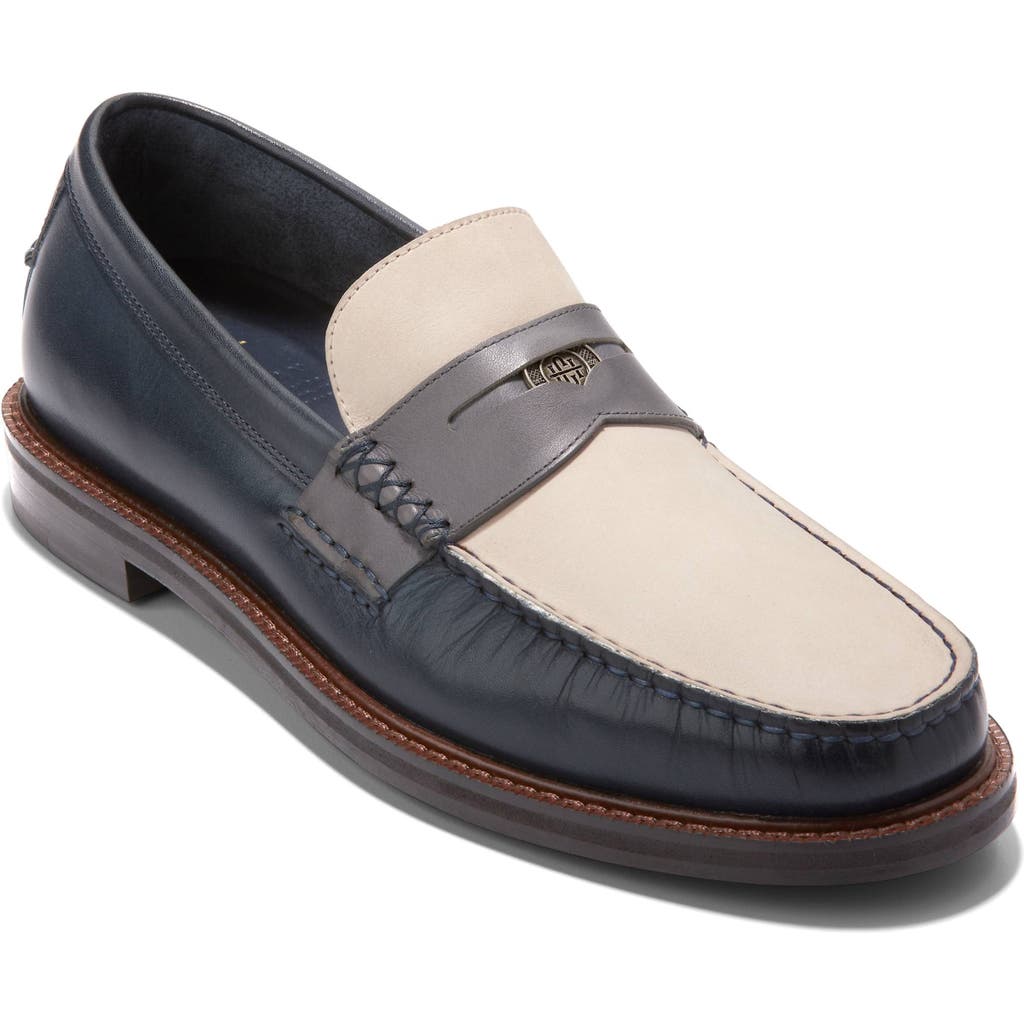 Cole Haan American Classics Pinch Penny Loafer In Blue