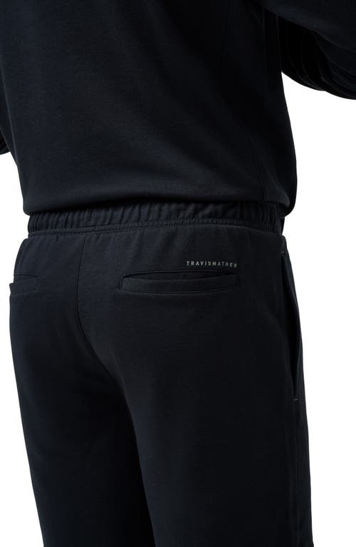 Shop Travismathew Sideslip Fleece Joggers In Black