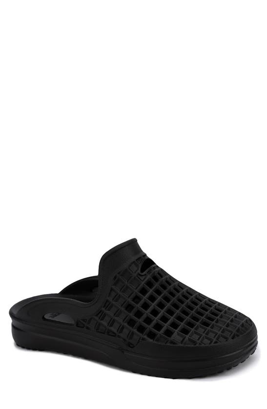 Lusso Cloud Scenario Waterproof Slipper In Jet Black