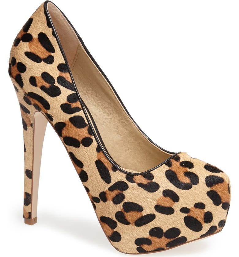 STEVE MADDEN 'DesireSL' Platform Pump, Main, color, LEOPARD