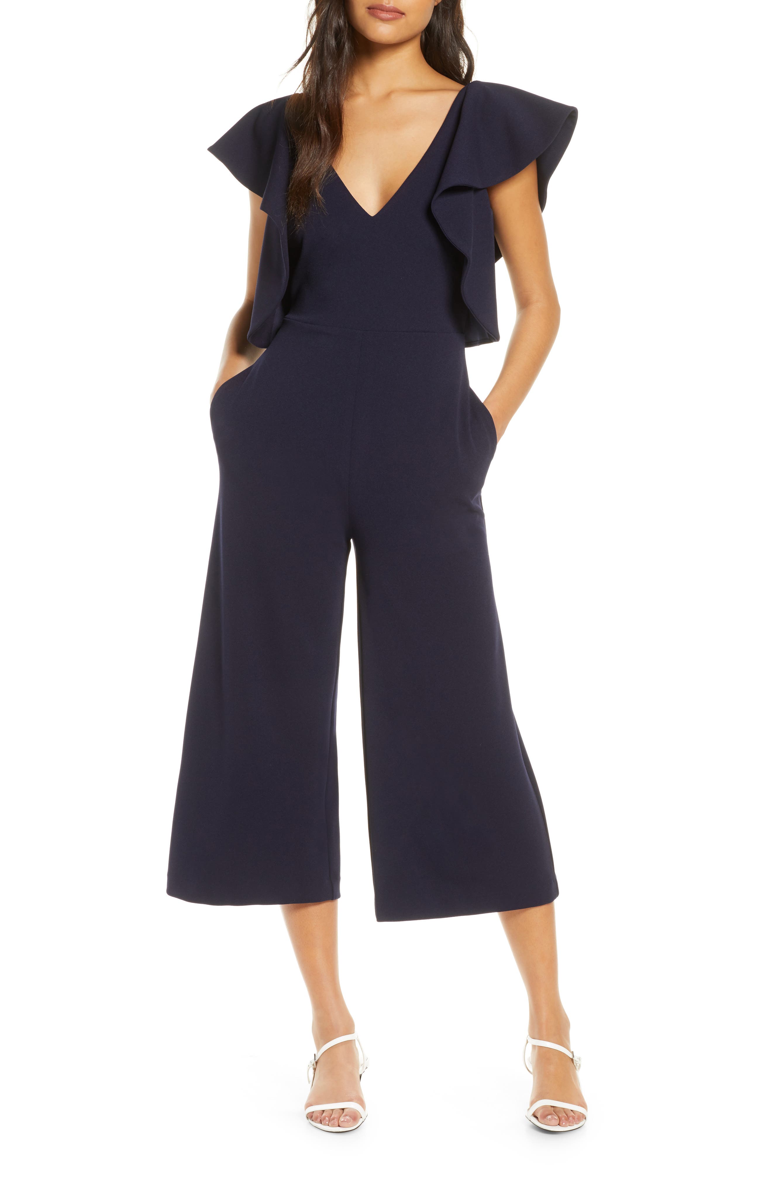 badgley mischka jumpsuit