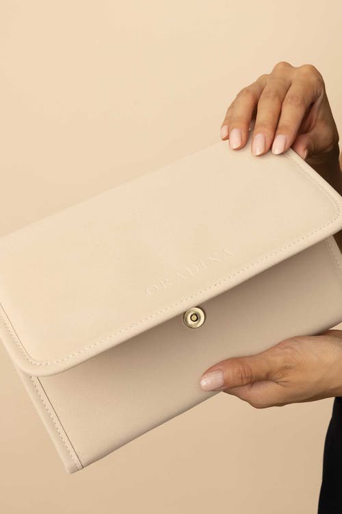Oradina Beige The Ultimate Jewelry Case In Beige