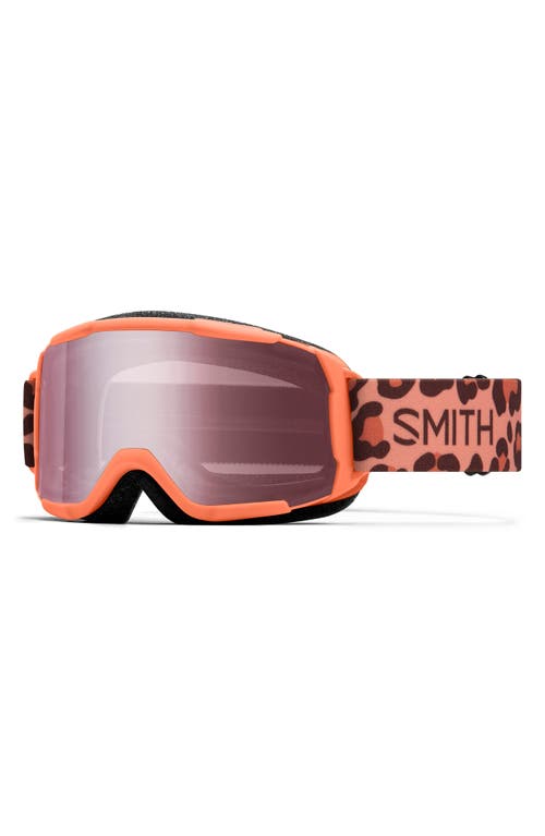 Smith Daredevil Snow Goggles In Coral Cheetah Print/ignitor