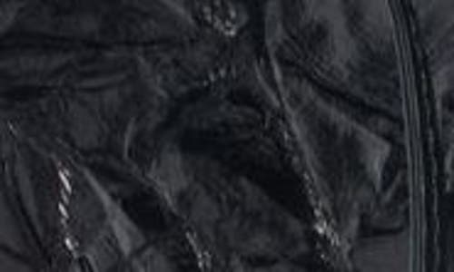 Acne Studios Multipocket Crinkled Leather Handbag In Black