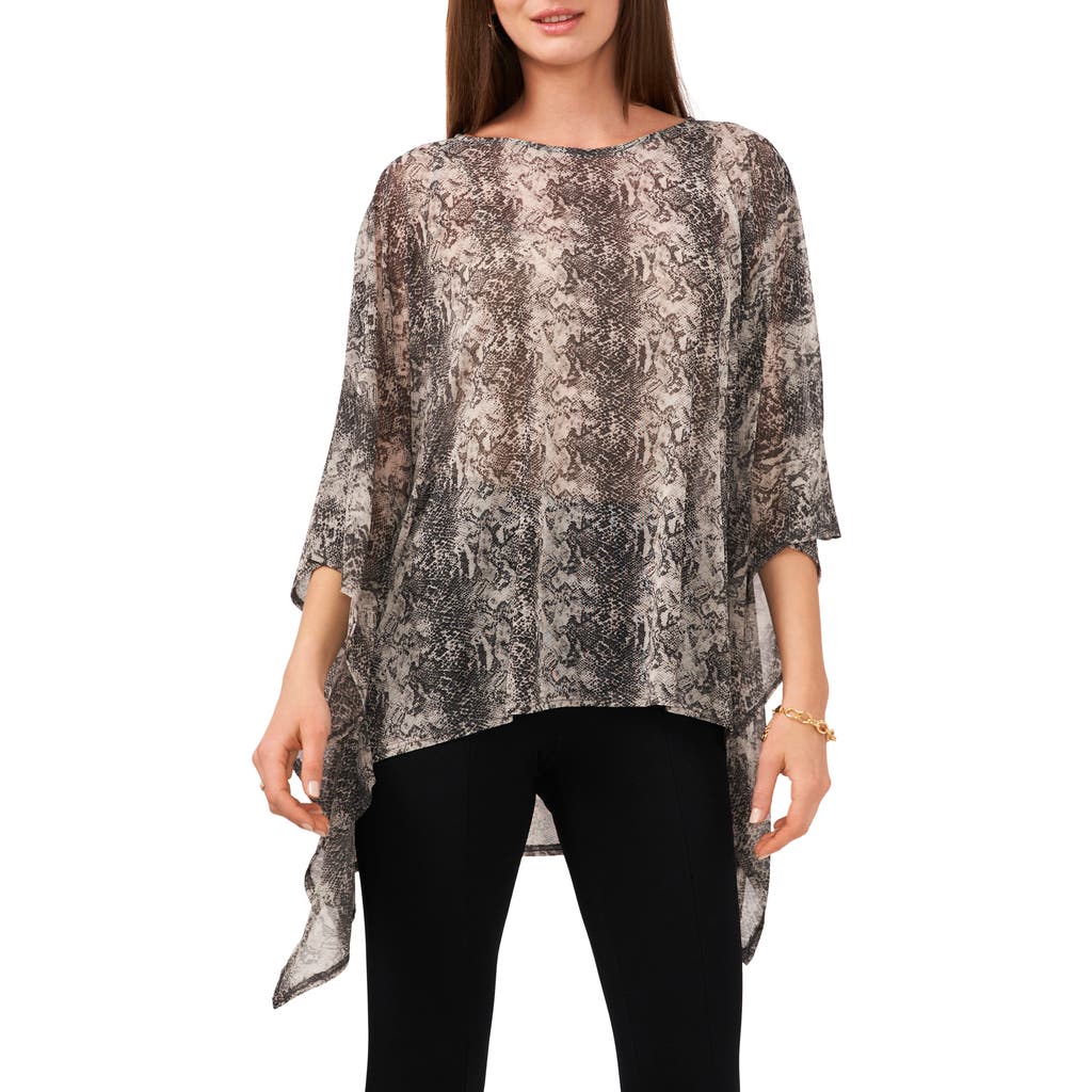 CHAUS CHAUS OVERLAY MESH CAPE