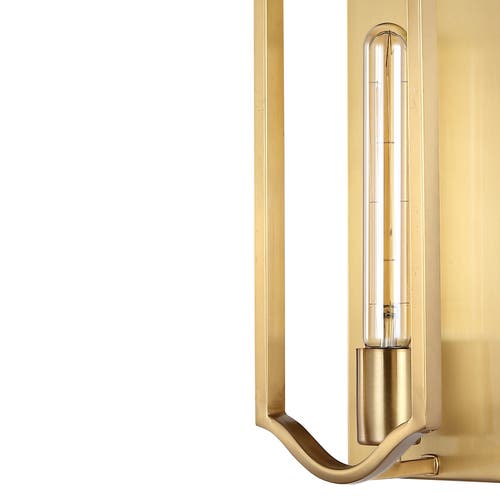 Jonathan Y Chloe 1-light Bohemian Farmhouse Iron Led Sconce In Brass Gold