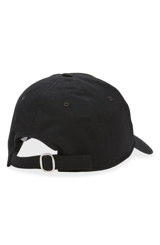 Shop Off-white Embroidered Arrow Drill Baseball Cap In Black White
