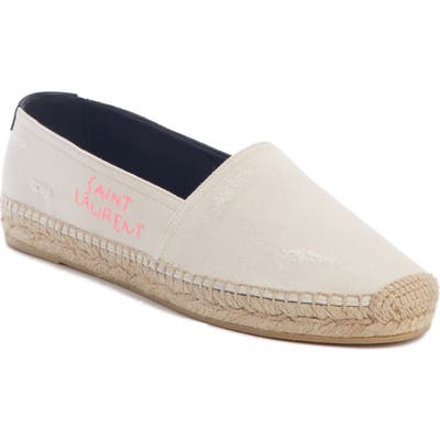 Saint Laurent Logo Embroidered Espadrille