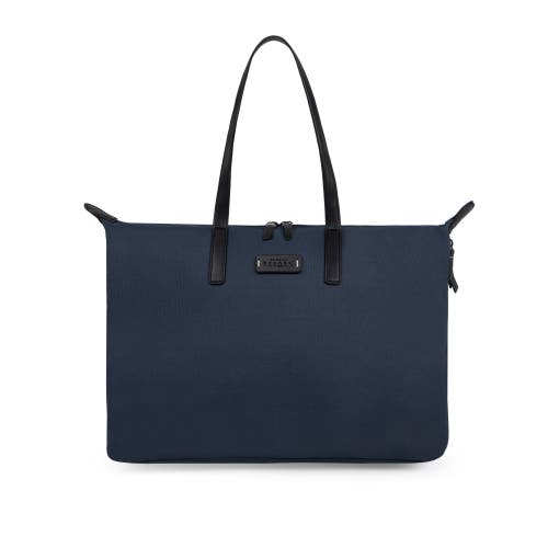 Bugatti Reborn Collection Business Tote Bag In Navy