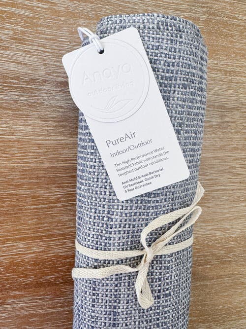 Anaya Seaside Smooth Indoor Outdoor Table Runner In Indigo