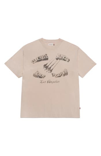 Shop Honor The Gift Concrete Jungle Graphic T-shirt In Cream