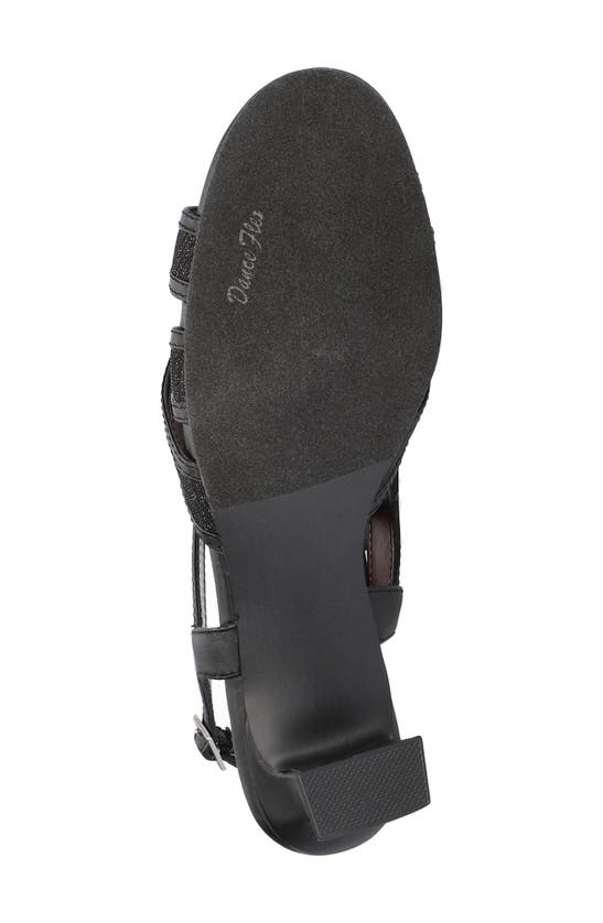Shop Easy Street Tristen Slingback Sandal In Black Satin