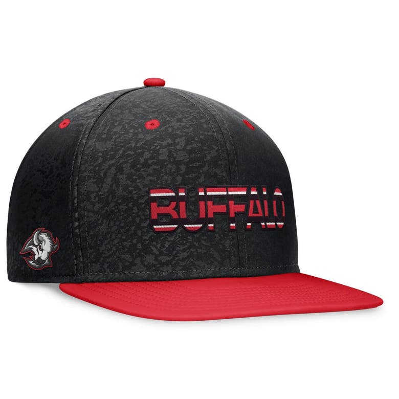 Shop Fanatics Branded Black/red Buffalo Sabres Authentic Pro Alternate Jersey Snapback Hat