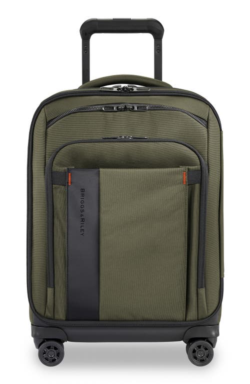 Briggs & Riley ZDX 21-Inch Expandable Spinner Suitcase in Hunter Green