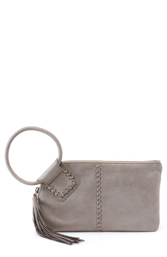 HOBO SABLE LEATHER CLUTCH