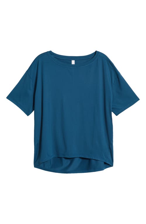 Zella Equilibrium Cocoon T-shirt In Blue