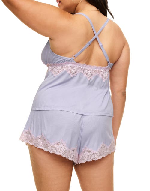 Shop Adore Me Lora Pajama Cami & Shorts Set In Medium Purple