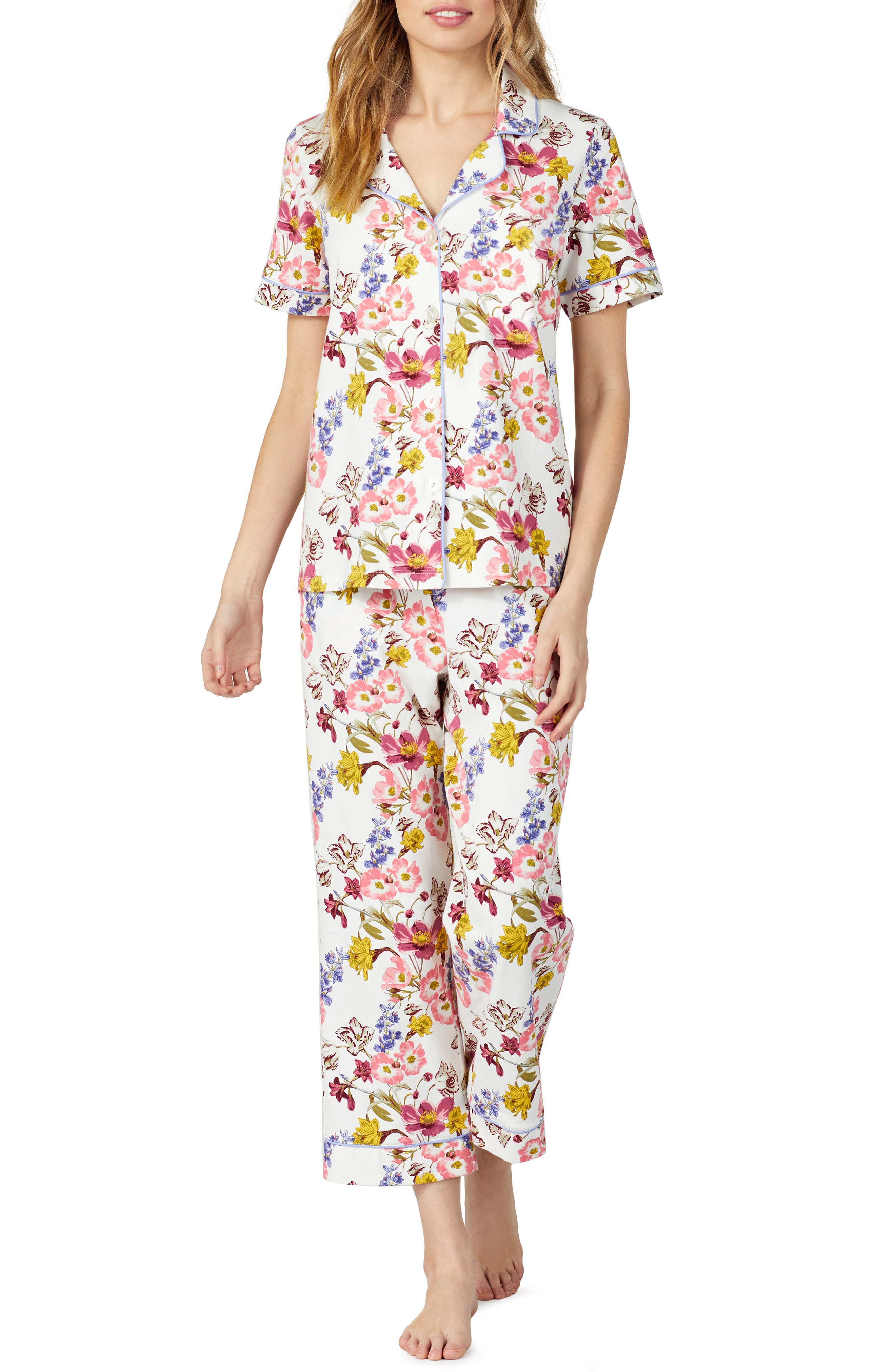BedHead Floral Print Cropped Pajamas Nordstrom