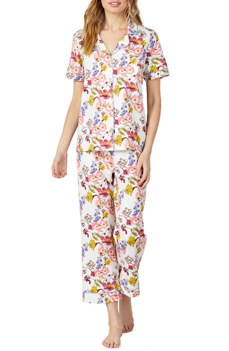 BedHead Floral Print Cropped Pajamas | Nordstrom