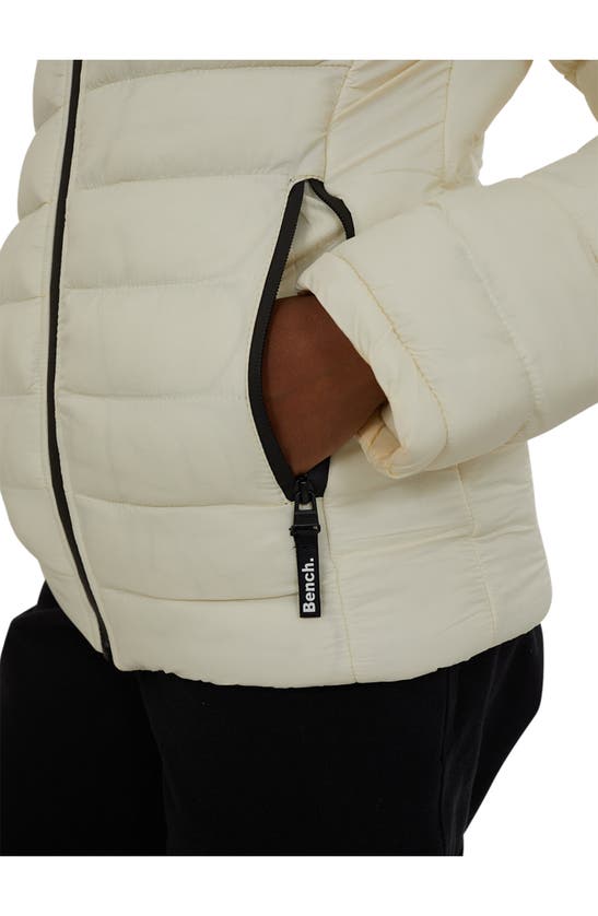 Bench Ludlow Puffer Jacket In White ModeSens