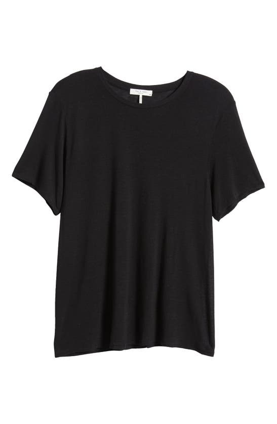 Rag & Bone Michal Stripe T-shirt In Black