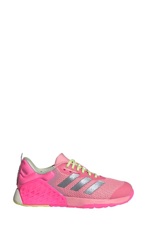 Shop Adidas Originals Adidas Dropset 3 Training Shoe In Semi Pink Spark/iron/silver