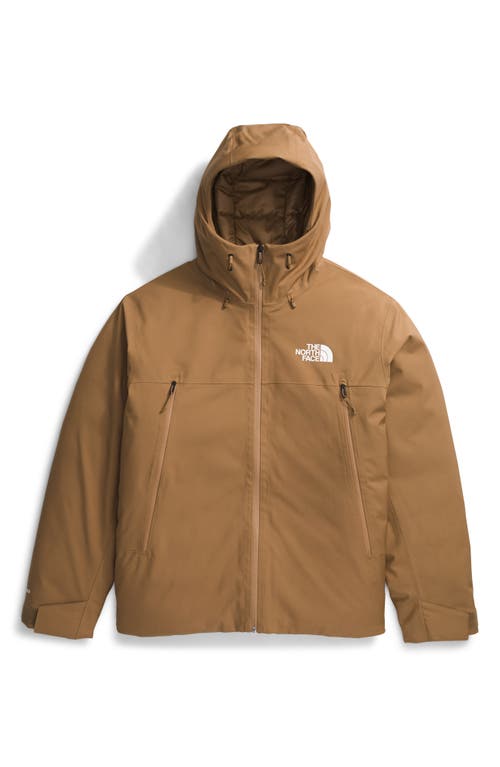 Shop The North Face Mtn Range Water Repellent Insulated Jacket In Utility Brown