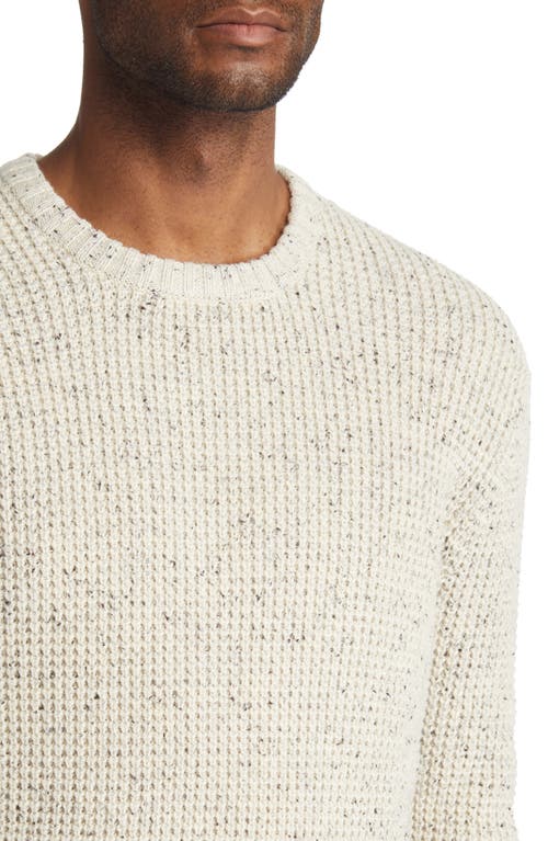 The Normal Brand Seawool Nep Crewneck Sweater In Cream