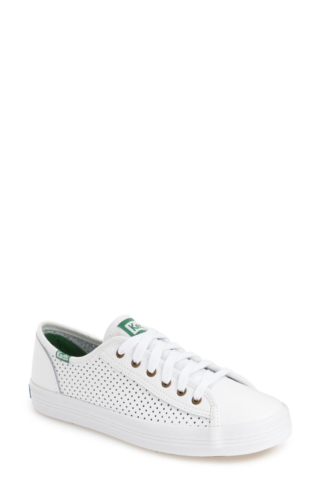 keds kickstart leather perforated