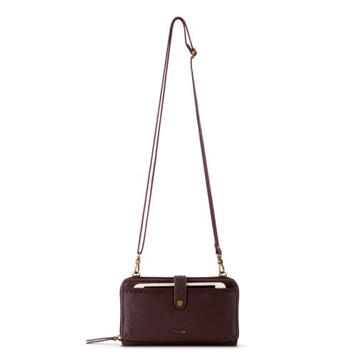 The Sak Iris Smartphone Crossbody In Mahogany