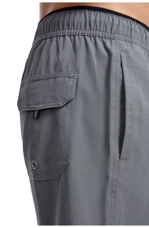 Gottex Men Beach Vibe 7" swim shorts Grey Black at Nordstrom,