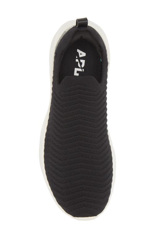 Shop Apl Athletic Propulsion Labs Apl Techloom Traveler Slip-on Sneaker In Black/ivory/gum