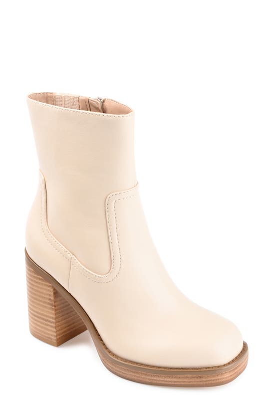 Journee Collection Brittany Tru Comfort Foam Bootie In Cream