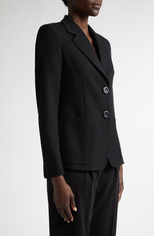 Akris Punto Two-button Wool Blazer In Black