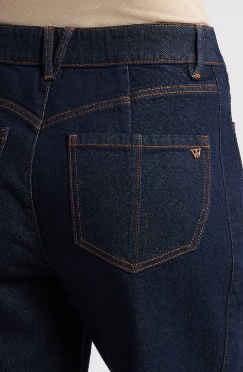 Shop Wit & Wisdom 'ab'solution Skyrise Barrel Jeans In Dark Indigo