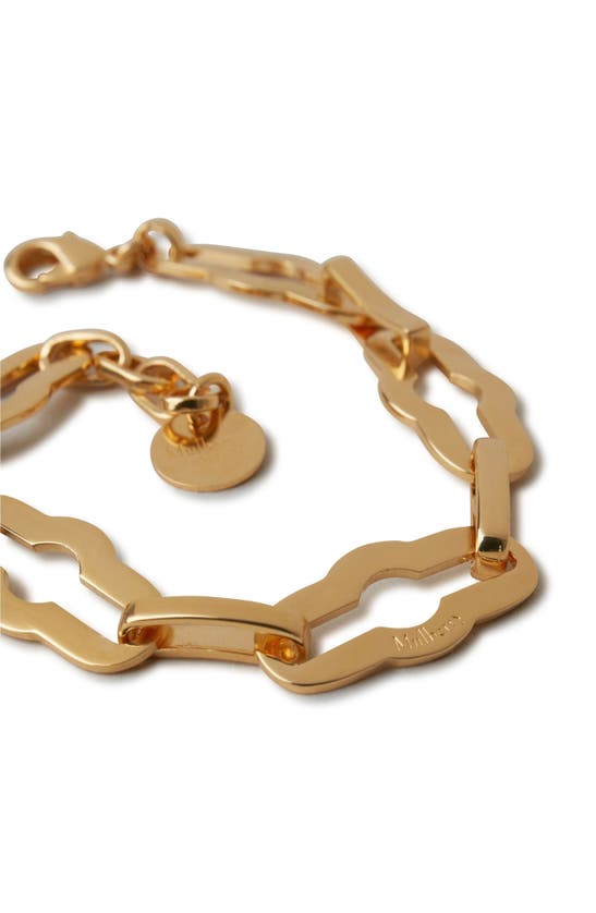 Shop Mulberry Pimlico Chain Bracelet In Gold