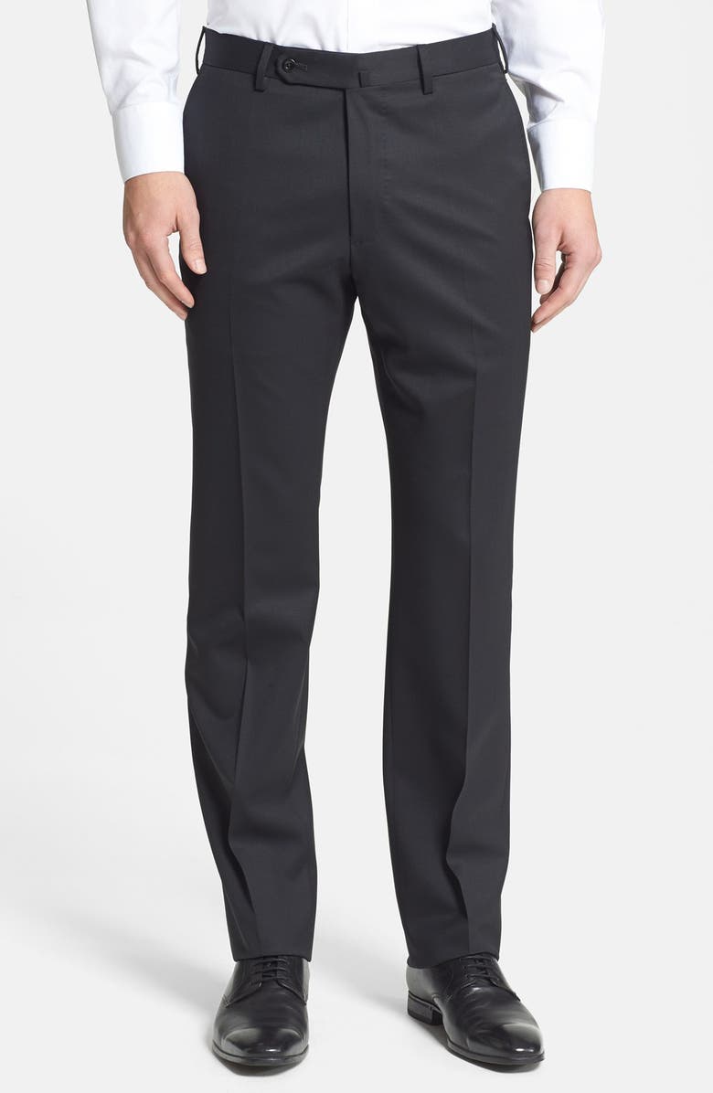 Incotex 'Benson' Flat Front Trousers | Nordstrom