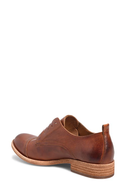 Shop Kork-ease ® Rori Cap Toe Derby In Tan Leather